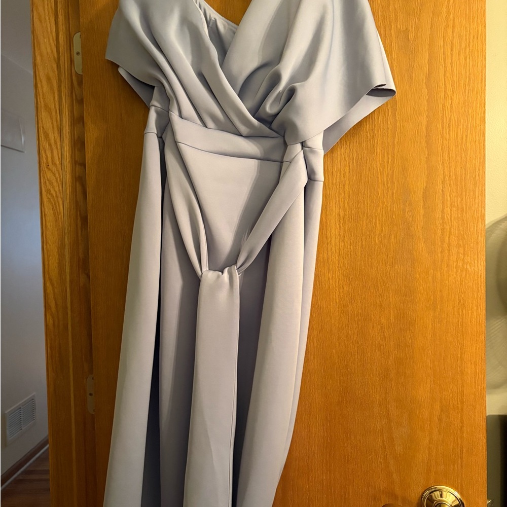 ASOS baby blue Maternity Baby Shower Dress